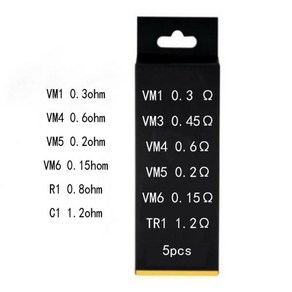 P-N-P X VM1 TW DM ITO 코일 가정용 수공구 액세서리 하드웨어 퀵 컨버터, 01 PNPX 0.3ohm(5pcs), 5개