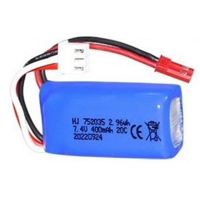 웰토이 WLTOYS K989 k969 284131 드리프트 RC카 7.4v 400mAh 밧데리, 1개