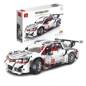 브릭스피드 호환 블럭 조립 장난감 포르쉐 911 RSR 1208pcs 1대14