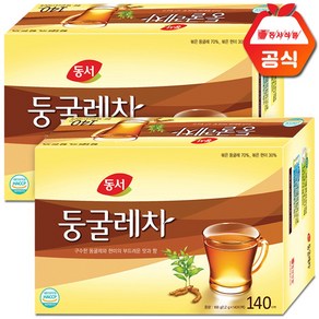 동서 둥굴레차 140T+140T 총280T, 168g, 140개입, 1세트