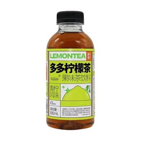 천미방 중국식품 DUODUO 레몬차 레몬티 라임맛 과일맛음료수, 1개, 15개입, 500ml