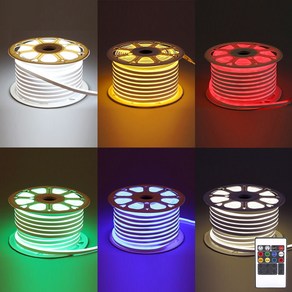 LED 네온플렉스 줄조명 간접등 논네온 50M 화이트 옐로우 레드 그린 블루 RGB, LED 논네온 플렉스 부속 클립 RGB-U, 1개