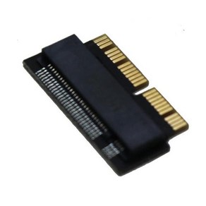 Sintech NGFF M.2 nVME SSD 어댑터 카드 맥북 에어2013-2016년 및 맥북 프로2013-2015년 후반용블랙