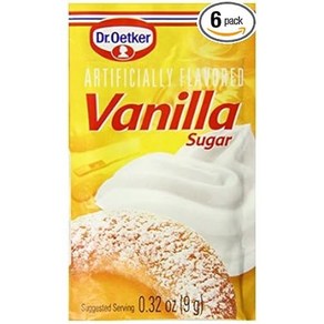 D. Oetke Vanilla Suga .32-Ounce (Pack of 6) D. Oetke 바닐라 설탕 .32온스(6팩), 9g, 6개