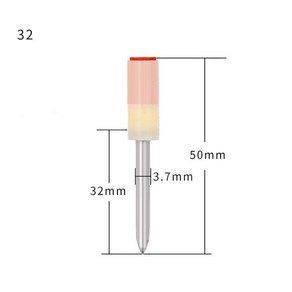 전동공구 32mm/42mm 라운드 스틸 네일 100 개 사각 수동 건 빌딩 파이어 소음기 일체형, 100pcs 32mm, 100개