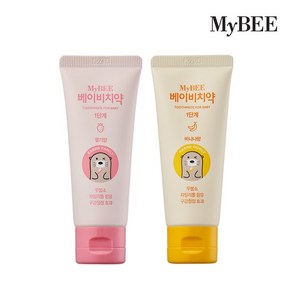 마이비 겔형 베이비치약 1단계 50g/0~2세, 바나나향, 1개, 50g