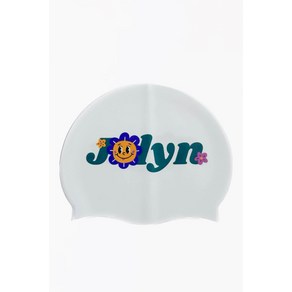 졸린 실리콘 수모 수영모자 스마이즈 Jolyn Silicone Swim Cap - Smizes, 1SZ, 1개