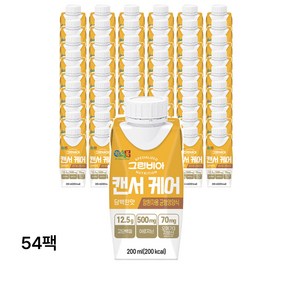 그린비아 캔서케어 담백한맛 균형영양식, 200ml, 54개