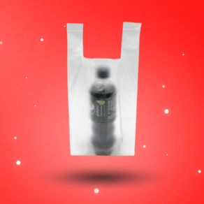 하이덴 무지 500ml 1구 비닐 200장 음료수 페트병 음료 전용 배달 포장 HDPE, 1개