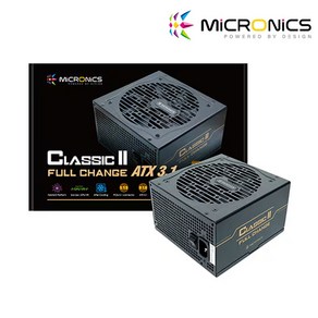 마이크로닉스 Classic II 풀체인지 600W 80PLUS BRONZE ATX3.1 컴퓨터 PC ATX 파워