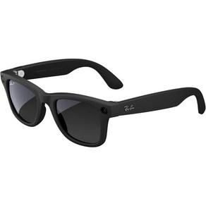 Meta 스마트안경 스마트글라스 블루라이트 블루라이트차단 메타 레이반 스마트 안경 Ray-ban Smat Glasses (Renewed), Lage_Wayfae/ Matte Black/Po