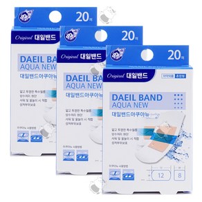 대일밴드 아쿠아뉴 반창고 혼합형 20p