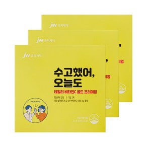 JW중외제약 데일리 비타민C 골드 프리미엄 60p, 120g, 3개