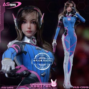 [출시] ASTOYS AS토이즈 AS059 Ovewatch D.Va 오버워치 디바 송하나 여전사 1/6 액션 피규어 D.VA 송하나, 1개