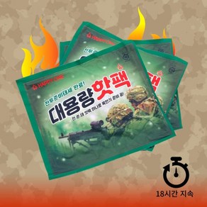 전준태 군용 대용량 핫팩 포켓용 150g 10개, 1세트