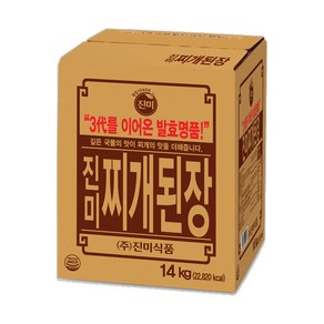 진미 찌개된장, 14kg, 1개