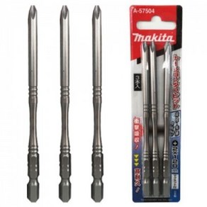 마끼다 단면 토션비트 A-57504(3pcs) PH2 120mm, A-57504