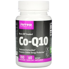 Jaow Fomulas Co-Q10 100mg 베지 캡슐 60정, 100 mg, 1개