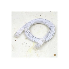 Coms 랜케이블 CAT6 플랫형 평면 2M LAN RJ45 C2992, 1개