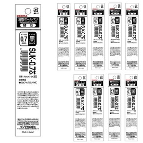 제브라 클립온 슬림 소프트 3C 리필심 SUK-0.7 10개