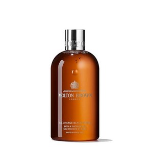 Molton Bown Re-Chage 블랙 페퍼 목욕 및 샤워 젤 295.7ml10온스, 1개, 295.7ml