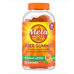 [미국]Metamucil Fibe Gummies 180 Gummies/ 메타무실 식이섬유 파이버 구미180정, 1개, 180정