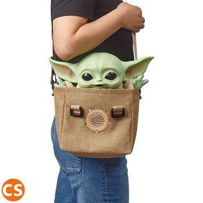 스타워즈 가방속 귀여운 아가 만달로리안 28cm Sta Was Baby Yoda, 1개