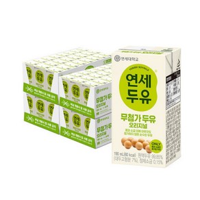 연세우유 무첨가두유, 190ml, 96개