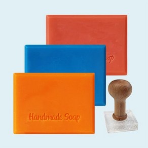 캔들바다 비누도장 - Handmade Soap 영문 필기체  비누스탬프, [ h04 ]