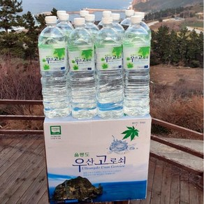 울릉도 고로쇠수액 첫물 특산품 1.5L (6병 9병 12병), 6개