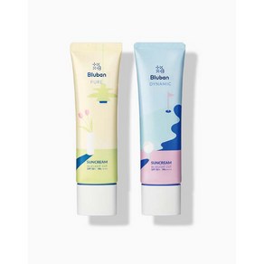 자외선+블루라이트차단 / 블루반 선크림(다이나믹+퓨어) 2종 Set SPF50+ PA++++, 2개, 50ml