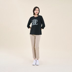 [크로커다일레이디] 뒷밴딩 일자핏 나일론 팬츠_CLDMPT901