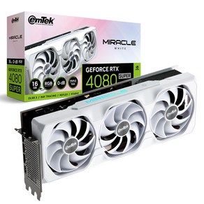 HIT 이엠텍 지포스 RTX 4080 SUPER MIRACLE WHITE D6X 16GB