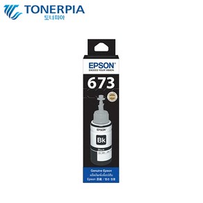 엡손 정품잉크 T673 Epson L800 L805 L810 L850, T673100 검정, 1개