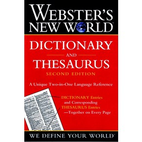 (영문도서) Webste's New Wold Dictionay and Thesauus 2nd Edition (Pape Edition) Papeback, Houghton Mifflin, English, 9780764565458