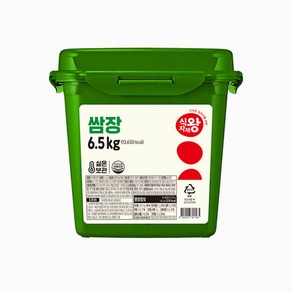 푸디스트 식자재왕 쌈장 플라스틱용기, 1개, 6.5kg