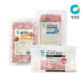 청정원 청정원 냉동 베이컨 3종(훈연/우리아이/요리가편한) 1kg 골라담기, 1개