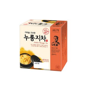 쌍계 김동곤 명인이 만든 가마솥 구수한 누룽지차 40티백, 1개, 40개, 1.5g