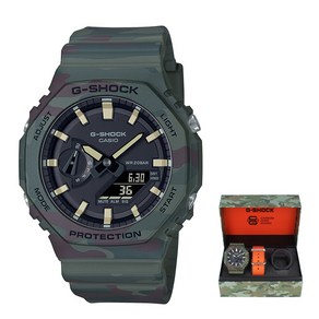 G-SHOCK 지샥 GAE-2100WE-3A 지얄오크 카모플라주 교체밴드 세트