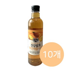 백설 100% 자연발효 파인애플 식초, 800ml, 10개