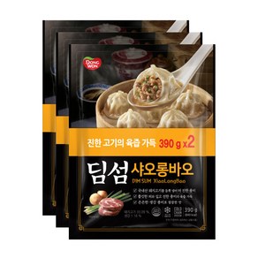 동원 딤섬 샤오롱바오 390g x 6봉, 6개