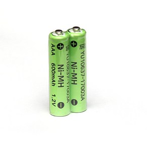 태양광 충전지 건전지 Li-MH 600mAh AAA 2개