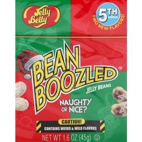 Jelly Belly Bean Boozled Jelly Beans 4th Edition 1.6 oz ( 4 PACK) 젤리 벨리빈 부즐드 젤리빈 4판 1.6온스(4팩), 4개, 45g