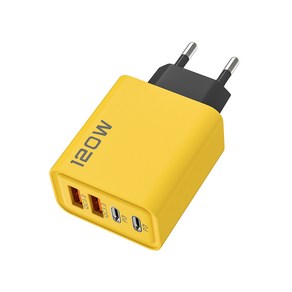 120W PD USB 충전기 고속 충전 C타입 휴대폰 어댑터 아이폰 15 프로 삼성 빠른 충전 3.0 EU US 플러그 벽 충전기, 1개, 1) EU