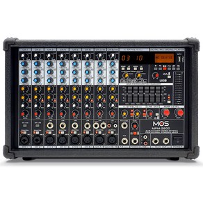 MOS MPM-2600 강의장 개척교회 1200W 파워드믹서