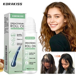 KROAKISS [당일배송] 케라시스 아르간 두피 오일 모발 성장을 촉진하는 로즈마리 두피 오일헤어센셜 오일/스칼뮨 비엘모 탈모증상완화 기능성 앰플 헤어토닉 두피영양, 1개, 18ml