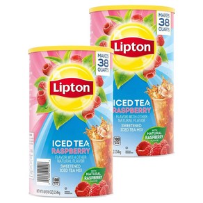 Lipton Sweetened Ice Tea Mix Raspbey 립톤 스위턴드 아이스티 믹스 라즈베리 2.54kg 2팩, 2개