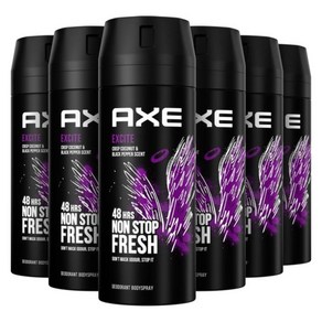 AXE 액스 바디 스프레이 데오도란트 모음 옵션 상품150ML X 6팩, 6개, 150ml