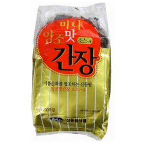 미니 봉지 간장 1.2KG 6G X 200개입 신동원, 1개