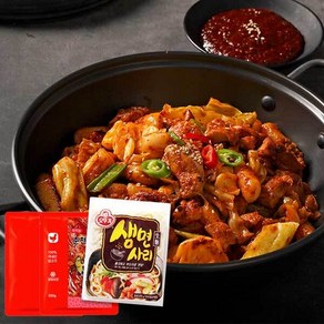 [우리농] [식탁이야기] 양념닭갈비 500g + 양념닭갈비 500g + 우동사리 세트